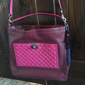 Coach Tote Bag w Cross Body Strap